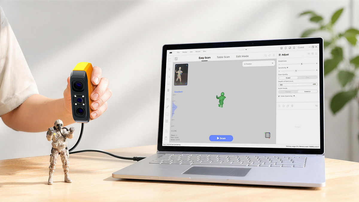 3D Scanner 3DMakerpro Fox