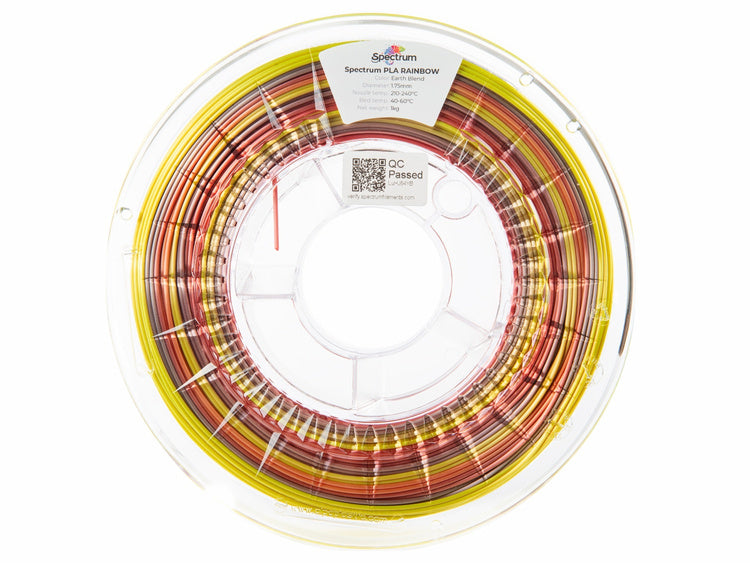 PLA Silk Rainbow 1.75mm 1Kg (Spectrum)